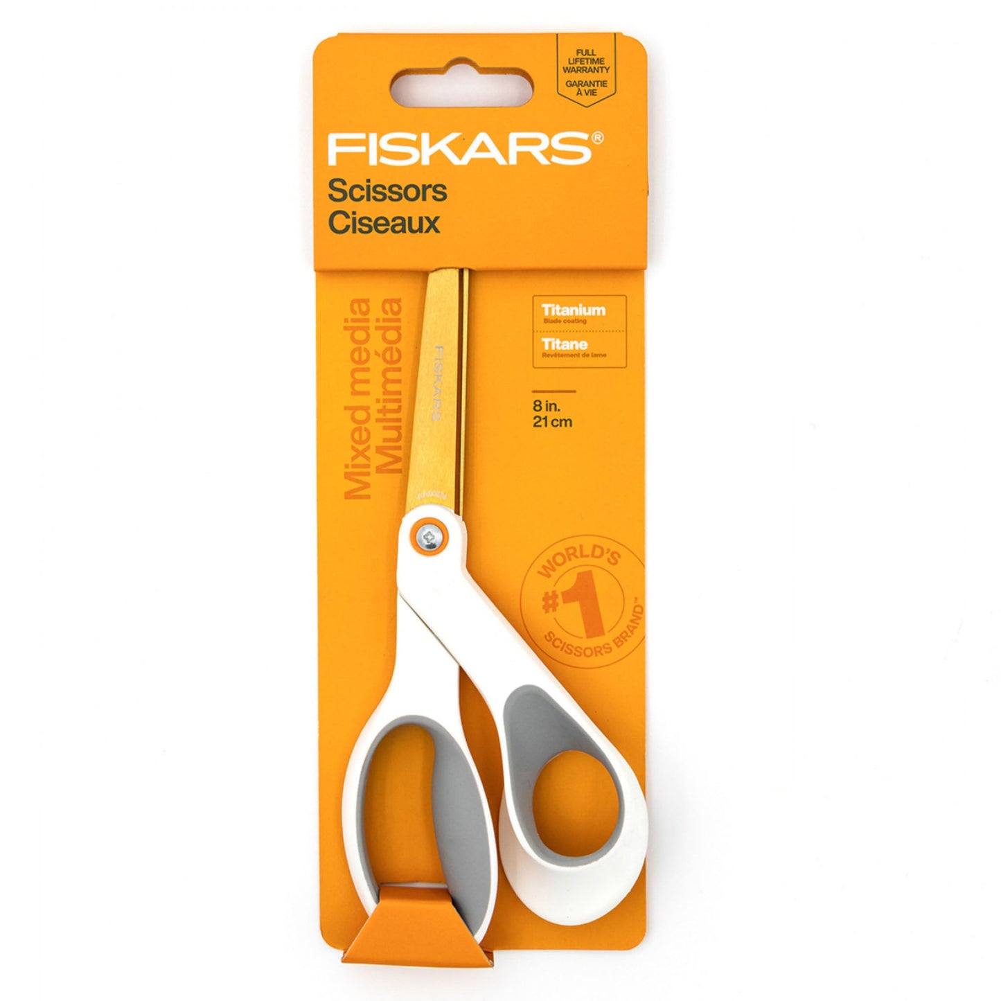 Fiskars Premier SoftGrip Titanium 8in Scissors