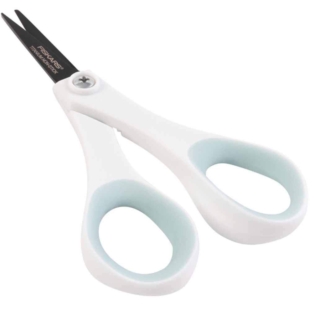 Fiskars 5" Non-stick Softgrip Detail Scissors