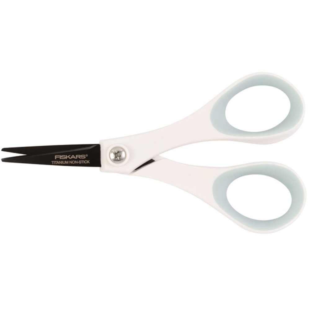 Fiskars 5" Non-stick Softgrip Detail Scissors