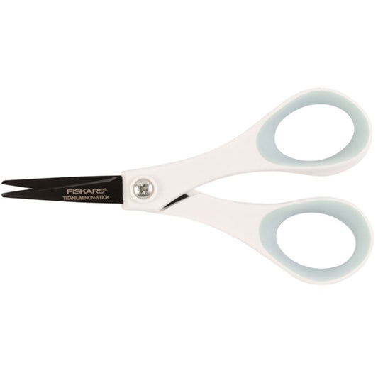 Fiskars 5" Non-stick Softgrip Detail Scissors