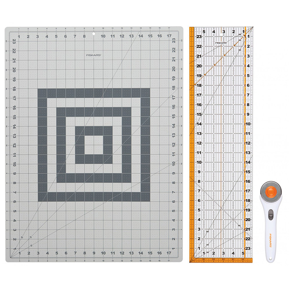 Fiskars Three-Piece Rotary Cutting Set