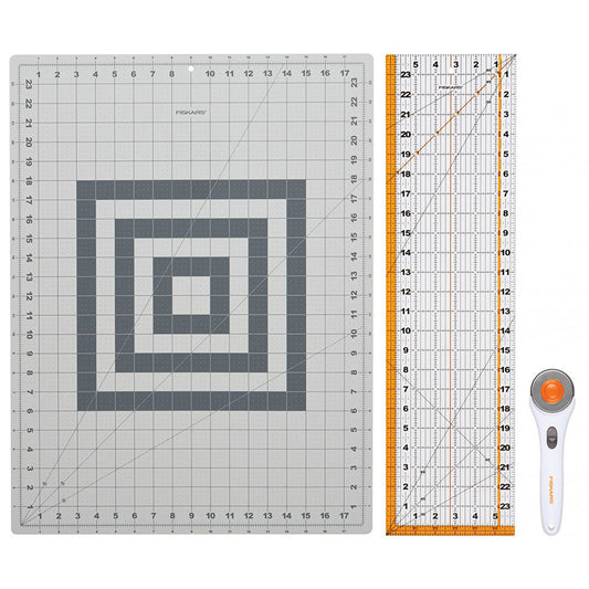 Fiskars Three-Piece Rotary Cutting Set