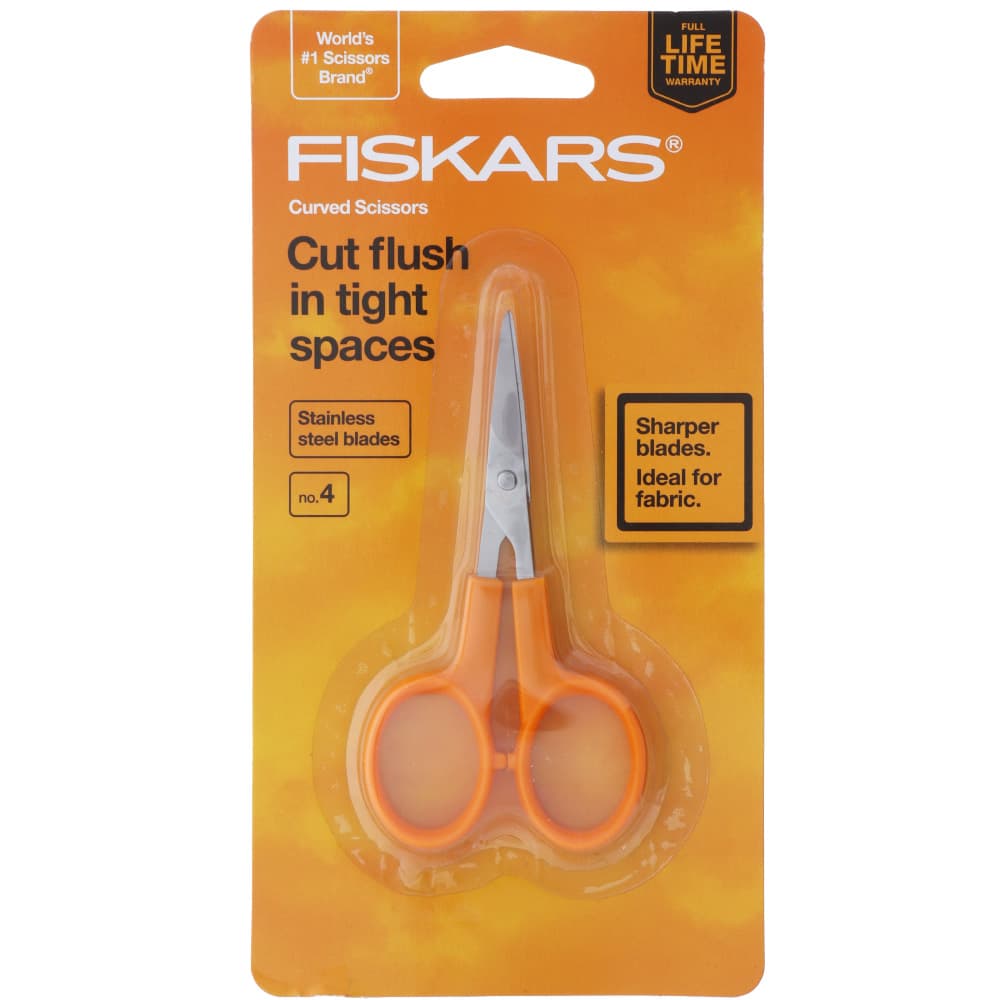 Fiskars 4" Curved Detail Scissors