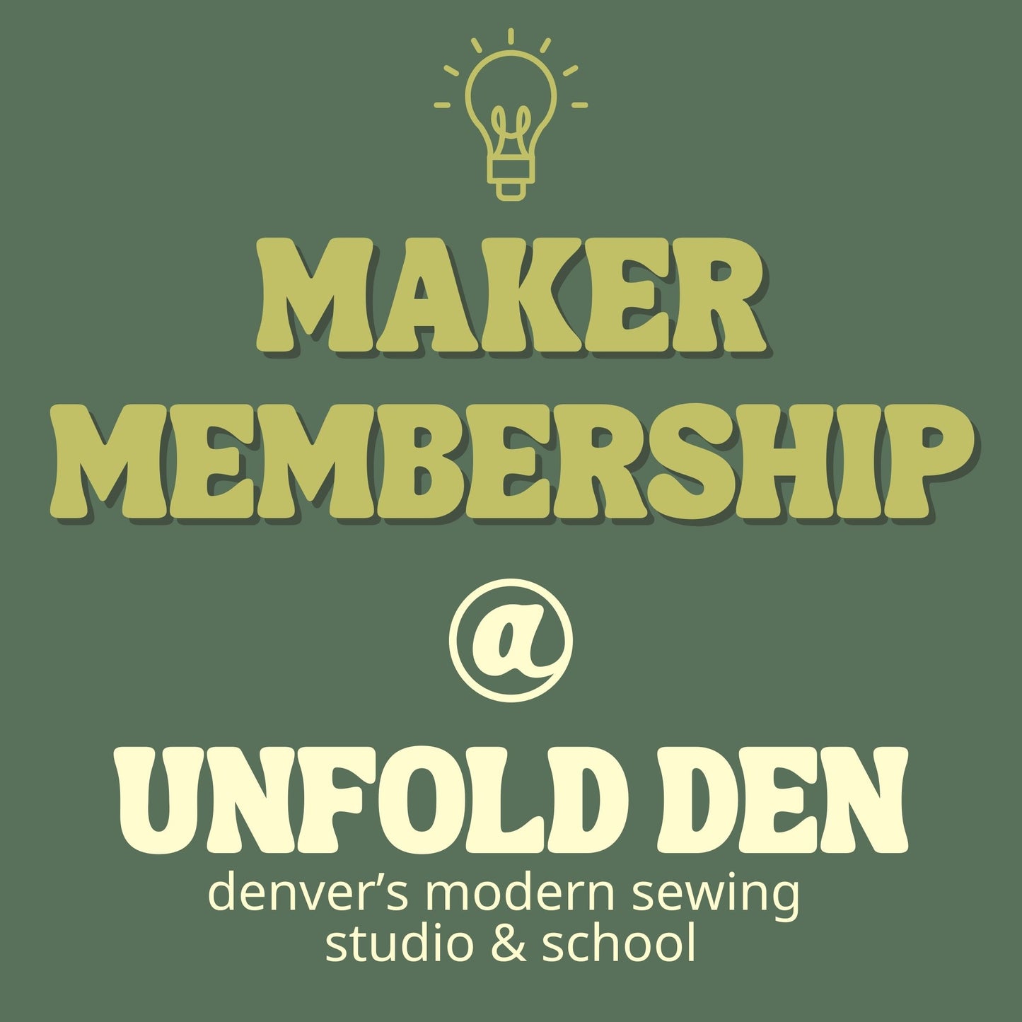 Maker Membership: In-Person at Unfold Den